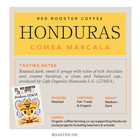 Honduras COMSA Marcala - Fresh-Roasted Coffee for Daily Brewing