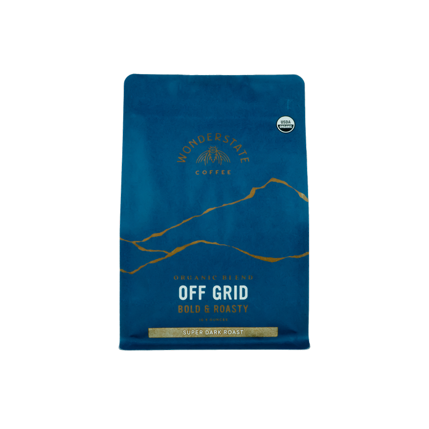 Organic Off Grid Super Dark Roast 1.5 lb - Fresh-Roasted Coffee for Daily Brewing