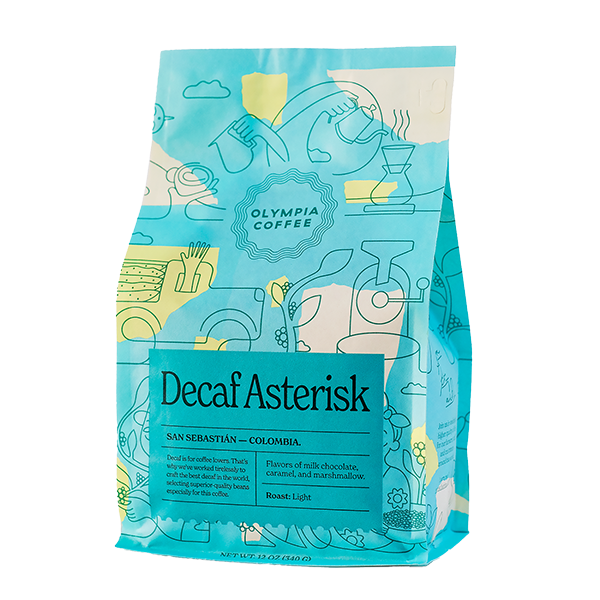 Decaf Asterisk 12 oz - Fresh-Roasted Coffee for Daily Brewing
