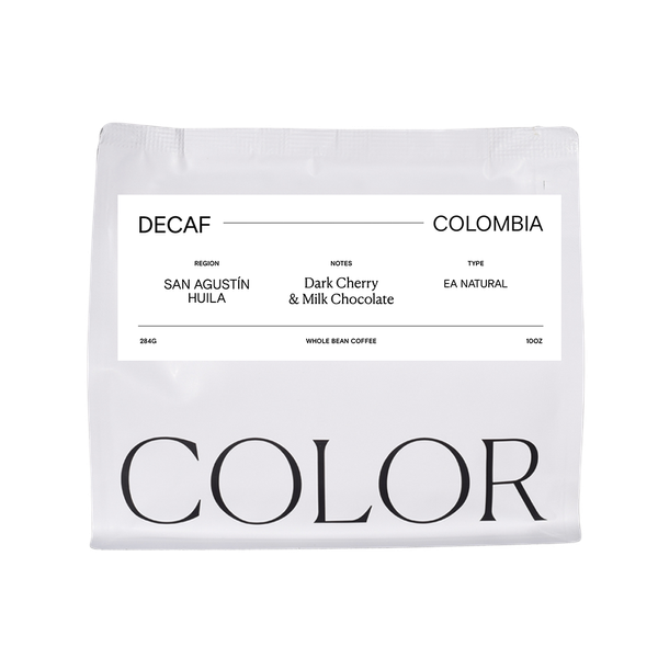 Decaf Colombia San Agustin 10 oz - Fresh-Roasted Coffee for Daily Brewing