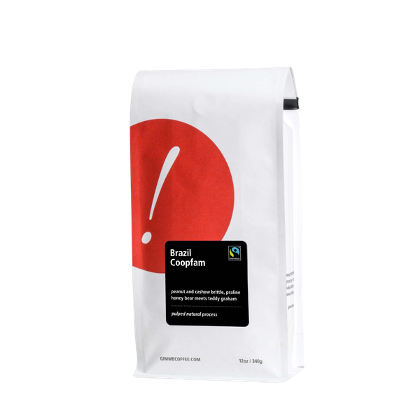 Brazil Coopfam Certified Fairtrade 2 lb - Fresh-Roasted Coffee for Daily Brewing