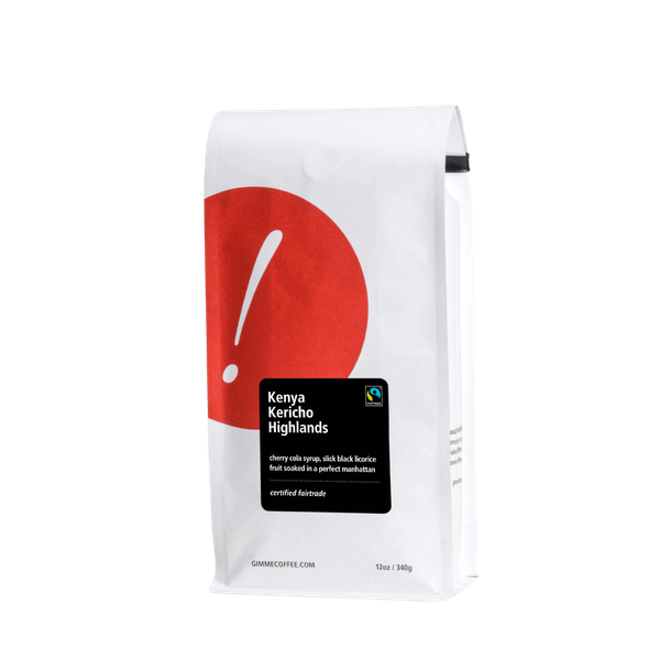 Kenya Kericho Highlands Fairtrade Dark Roast 12 oz - Fresh-Roasted Coffee for Daily Brewing