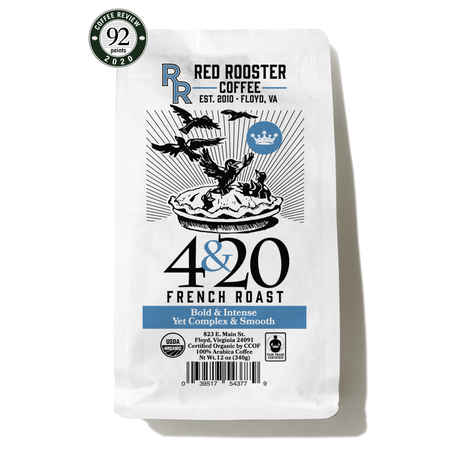 Organic 4&20 French Roast - Fresh-Roasted Coffee for Daily Brewing