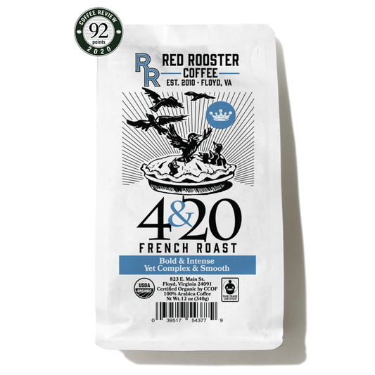 Organic 4&20 French Roast - Fresh-Roasted Coffee for Daily Brewing