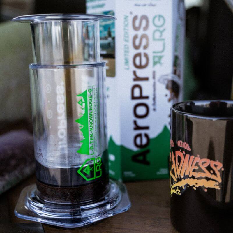 AeroPress Clear Coffee Press - LRG - Coffee Maker for Flexible Brew Styles