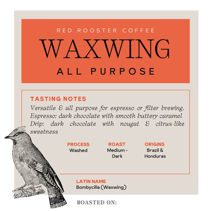 Waxwing All-Purpose Blend - Fresh-Roasted Coffee for Daily Brewing