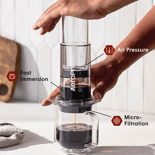 AeroPress Flow Control Filter Cap - Standard - Practical Filter for AeroPress Brewing Routines