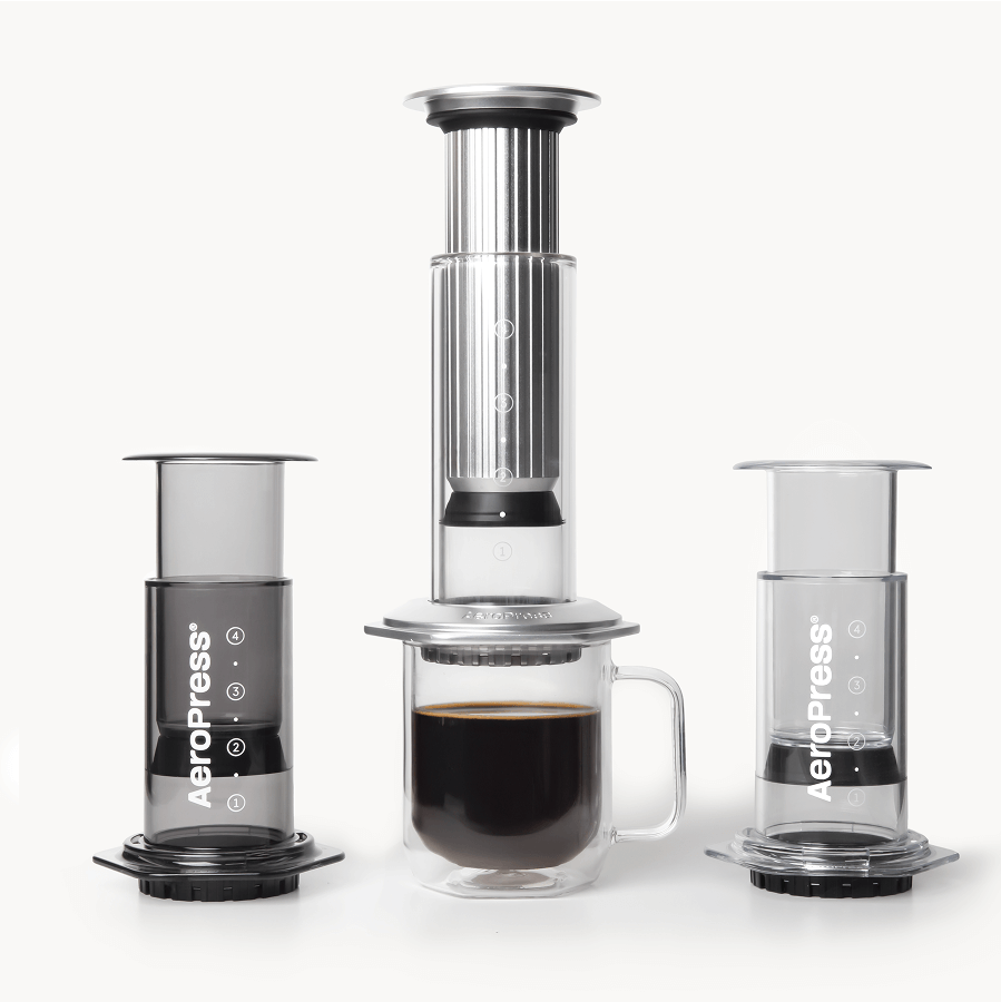AeroPress Double Wall Glass Coffee Mug - 2 Pack - Brewing Vessel for Daily Coffee Preparation