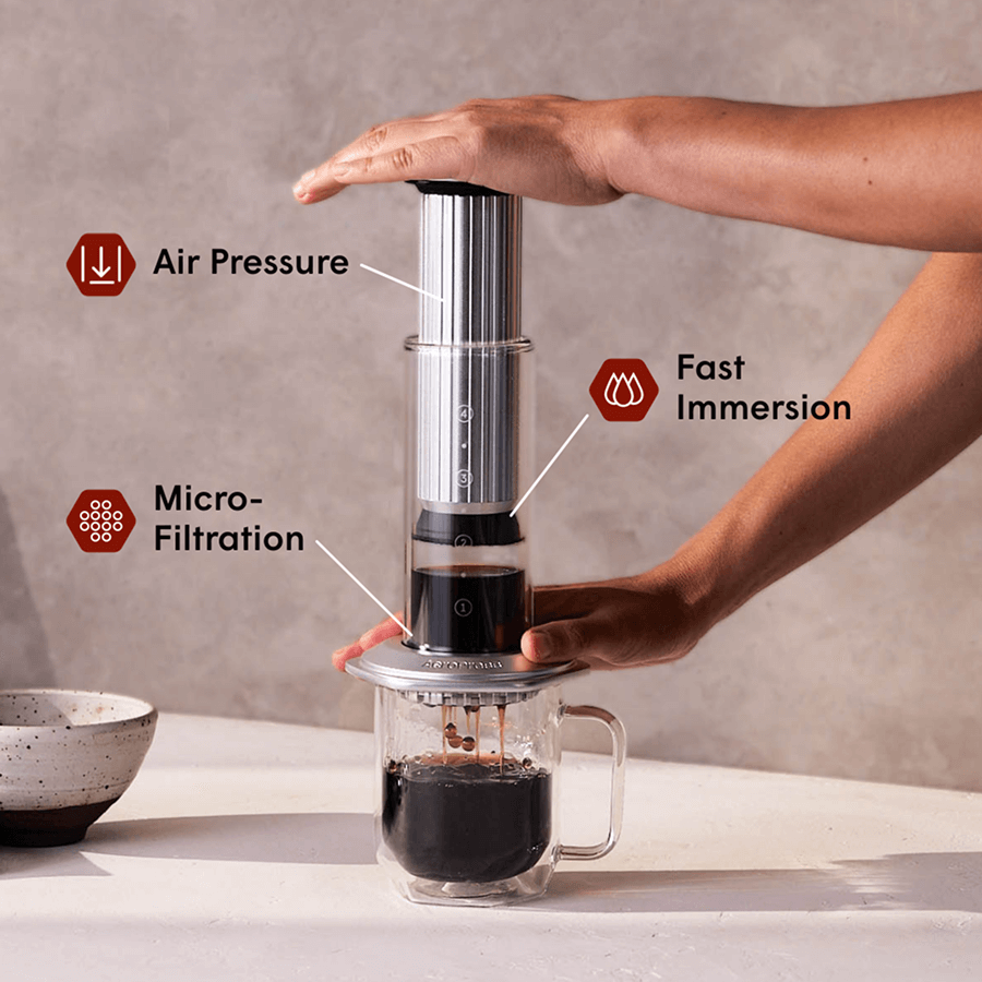AeroPress Gold Tone Filter - Standard - Practical Filter for AeroPress Brewing Routines