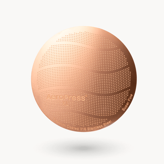 AeroPress Gold Tone Filter - XL - Practical Filter for AeroPress Brewing Routines