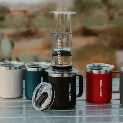 AeroPress Travel Coffee Mug - Stainless Steel - Brewing Vessel for Daily Coffee Preparation