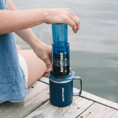 AeroPress Travel Coffee Mug - Stainless Steel - Brewing Vessel for Daily Coffee Preparation