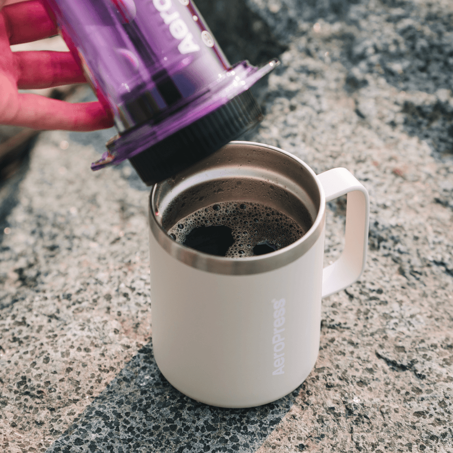AeroPress Travel Coffee Mug - Stainless Steel - Brewing Vessel for Daily Coffee Preparation
