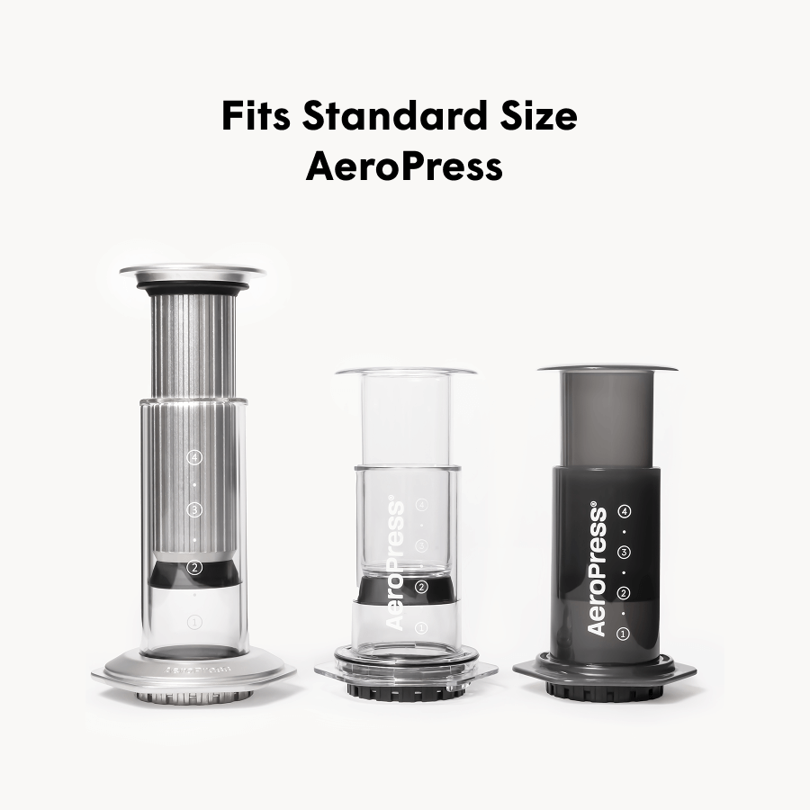 AeroPress Organizer Stand - Stainless Steel - Brewing Accessory Holder for Easy Reach
