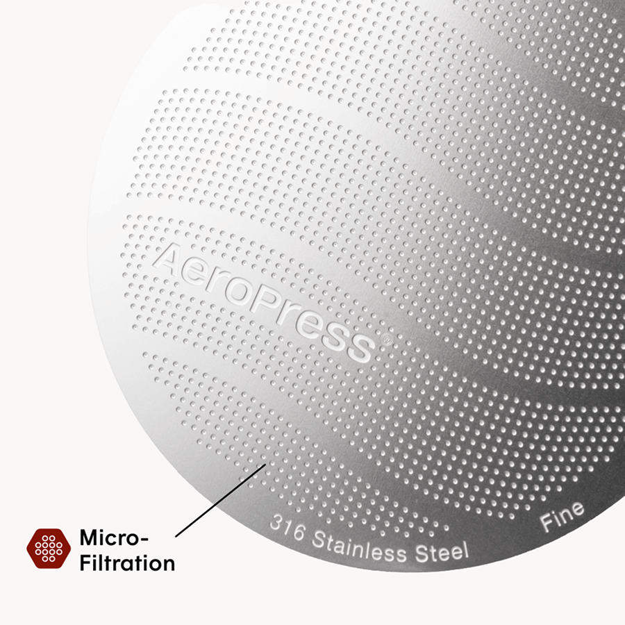 AeroPress Stainless Steel Filter - Standard - Practical Filter for AeroPress Brewing Routines