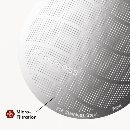 AeroPress Stainless Steel Filter - Standard - Practical Filter for AeroPress Brewing Routines