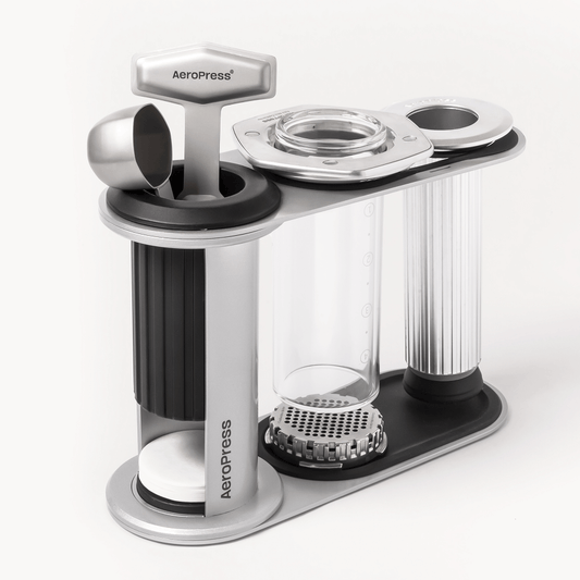 AeroPress Organizer Stand - Stainless Steel - Brewing Accessory Holder for Easy Reach