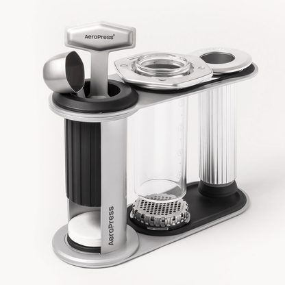 AeroPress Organizer Stand - Stainless Steel - Brewing Accessory Holder for Easy Reach