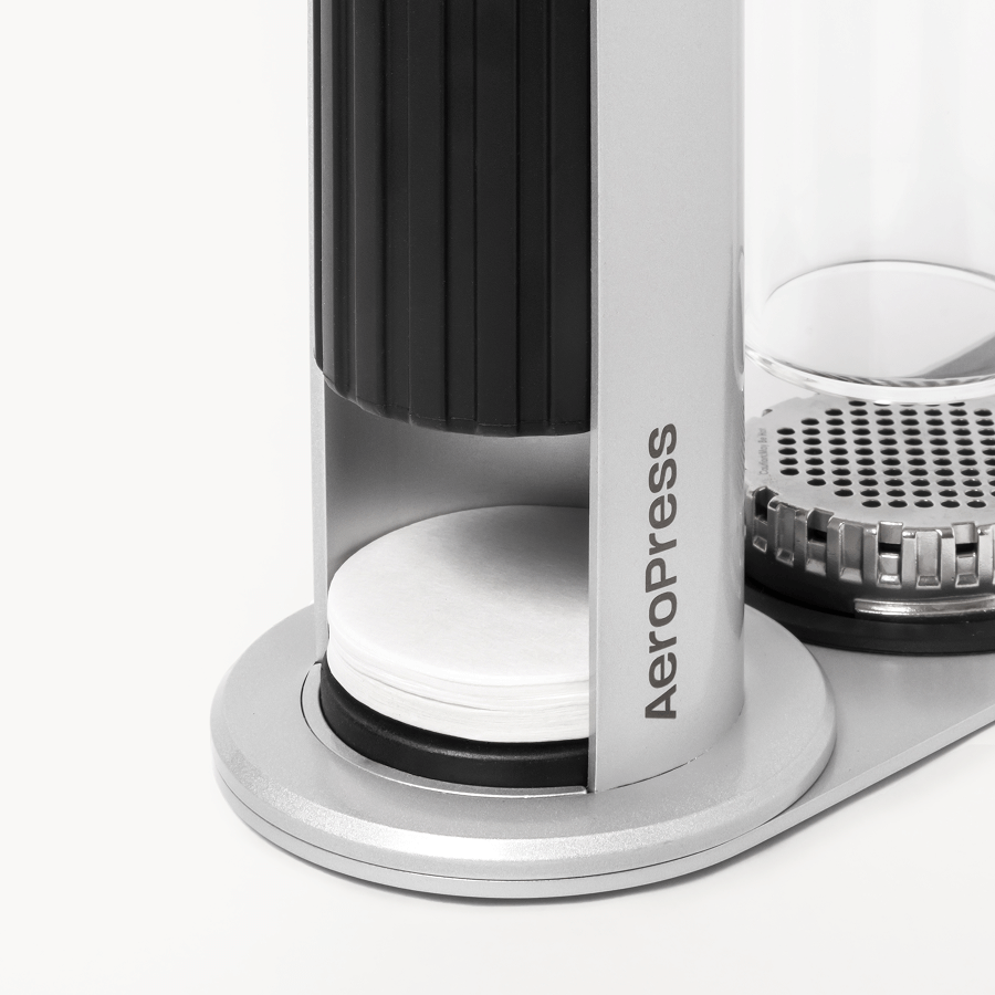AeroPress Organizer Stand - Stainless Steel - Brewing Accessory Holder for Easy Reach