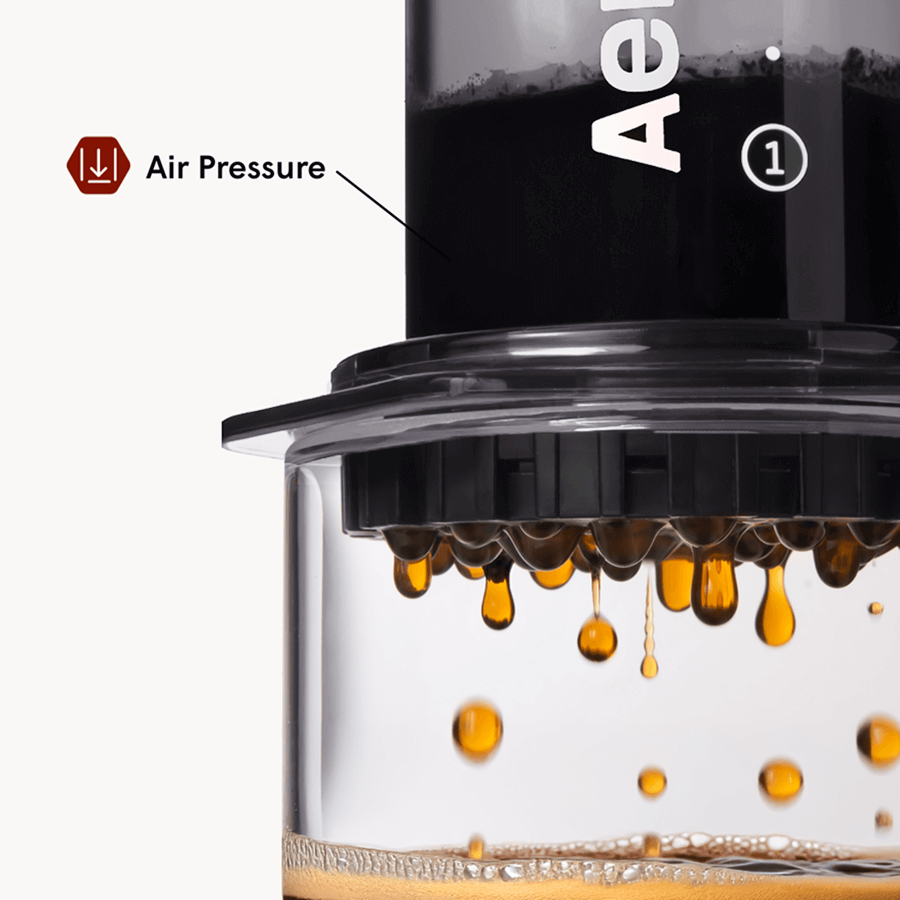 AeroPress Coffee Maker - Clear & Colors - Coffee Maker for Flexible Brew Styles