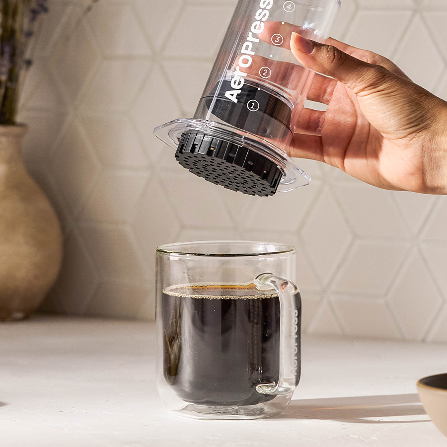 AeroPress Coffee Maker - Clear & Colors - Coffee Maker for Flexible Brew Styles