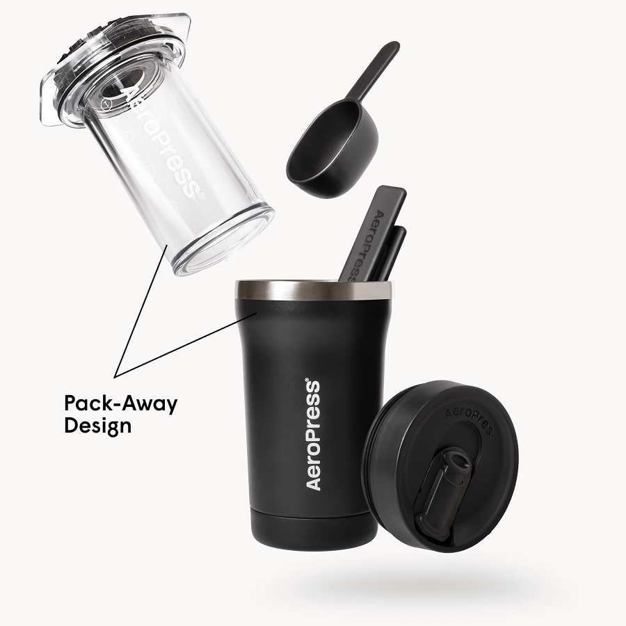 AeroPress Coffee Maker - Go Plus - Coffee Maker for Flexible Brew Styles
