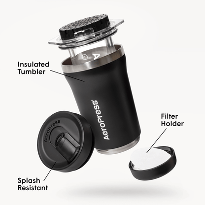 AeroPress Coffee Maker - Go Plus - Coffee Maker for Flexible Brew Styles