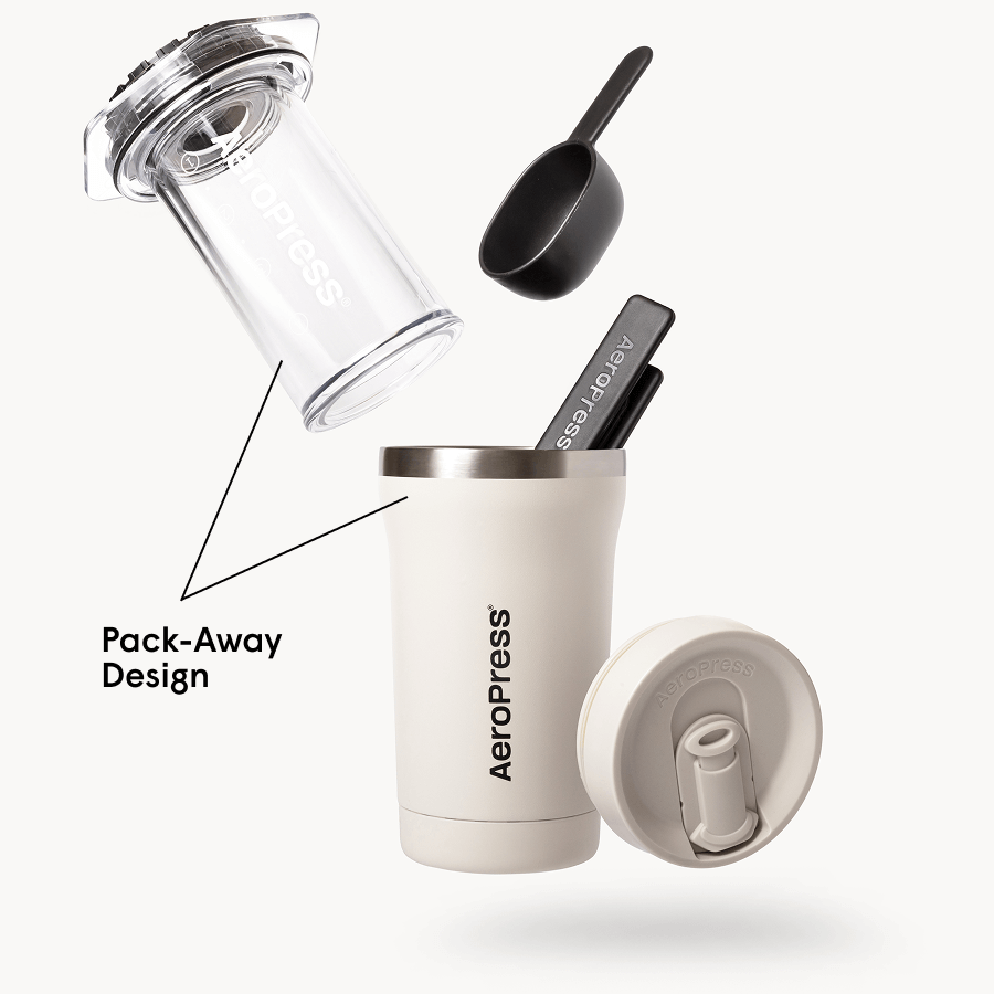 AeroPress Coffee Maker - Go Plus - Coffee Maker for Flexible Brew Styles