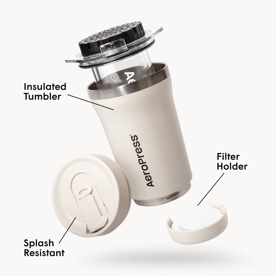 AeroPress Coffee Maker - Go Plus - Coffee Maker for Flexible Brew Styles