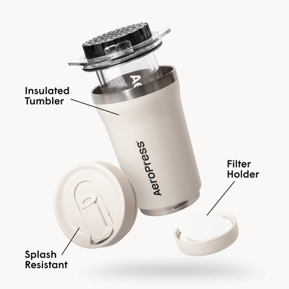 AeroPress Coffee Maker - Go Plus - Coffee Maker for Flexible Brew Styles