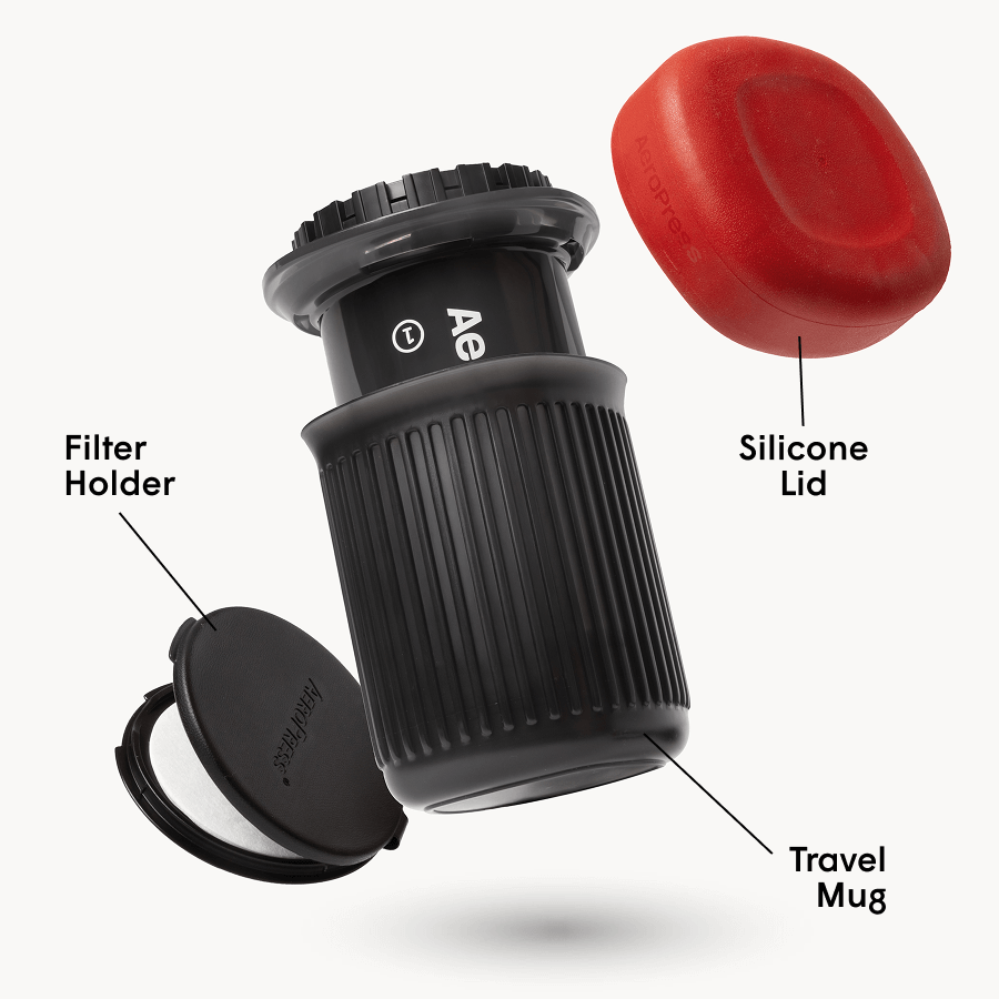AeroPress Coffee Maker - Go - Coffee Maker for Flexible Brew Styles