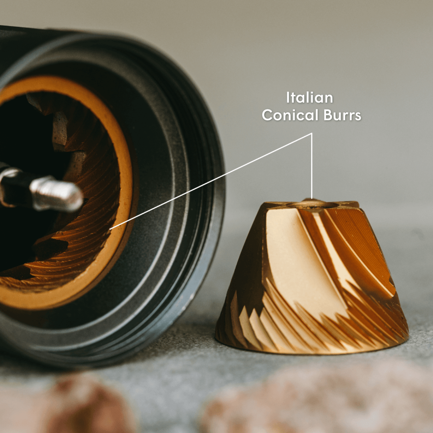 AeroPress Manual Coffee Grinder - Coffee Grinder for Travel and Home Use