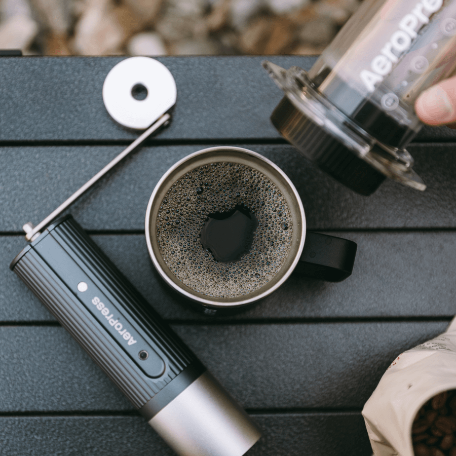AeroPress Manual Coffee Grinder - Coffee Grinder for Travel and Home Use