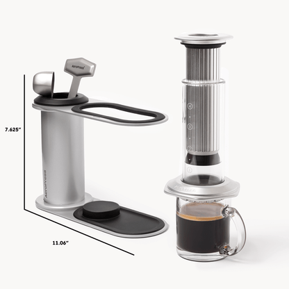 AeroPress Organizer Stand - Stainless Steel - Brewing Accessory Holder for Easy Reach