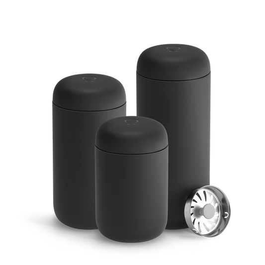 Fellow Carter Move Mug + Splash Guard - Brewing Vessel for Daily Coffee Preparation