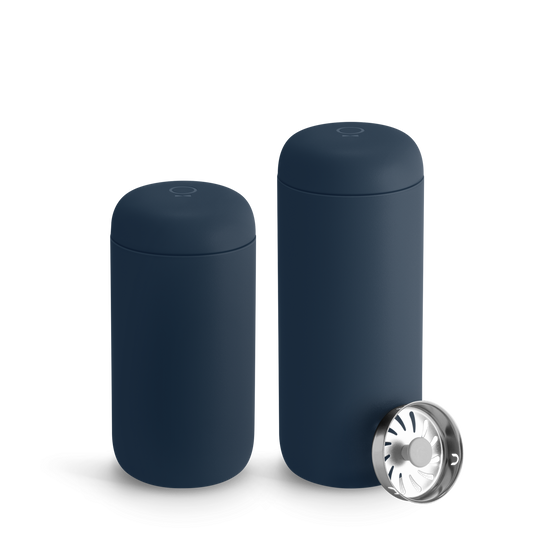 Fellow Carter Move Mug + Splash Guard - Brewing Vessel for Daily Coffee Preparation
