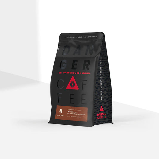 Medium Roast Whole Bean Remineralized Coffee - Fresh-Roasted Coffee for Daily Brewing