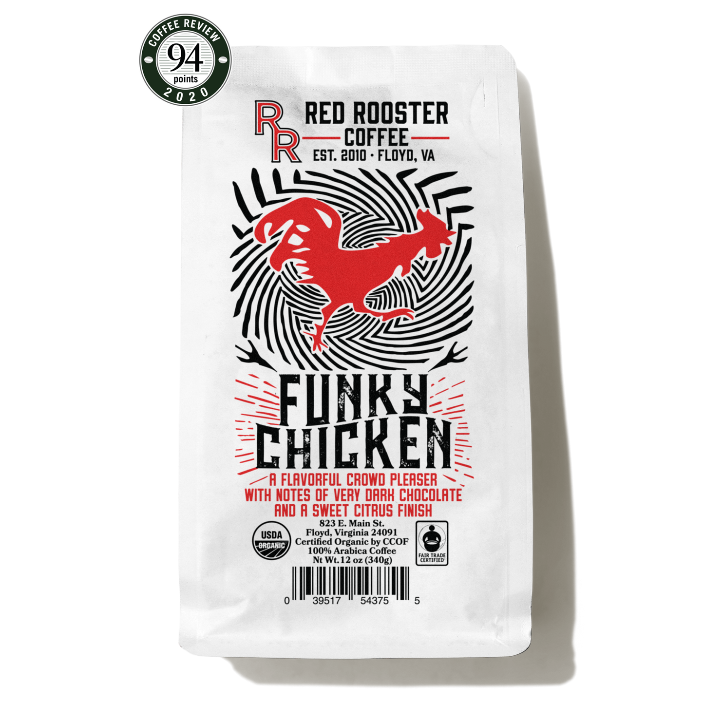Organic Funky Chicken - Fresh-Roasted Coffee for Daily Brewing