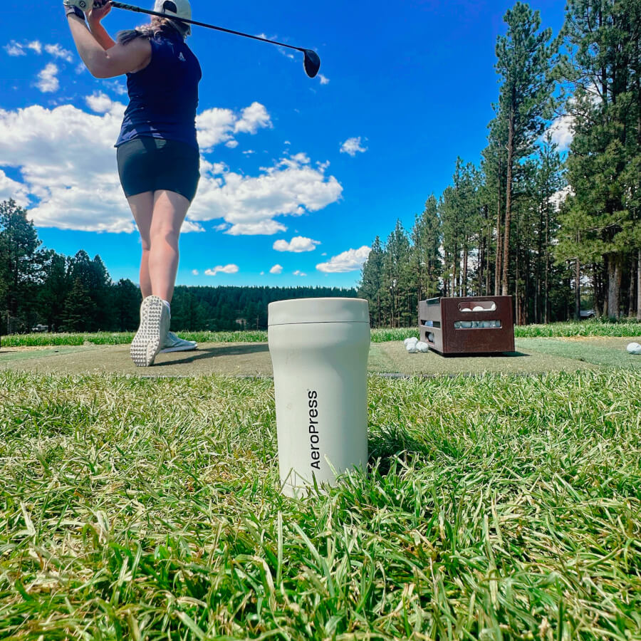 AeroPress Travel Coffee Tumbler - Stainless Steel - Brewing Vessel for Daily Coffee Preparation