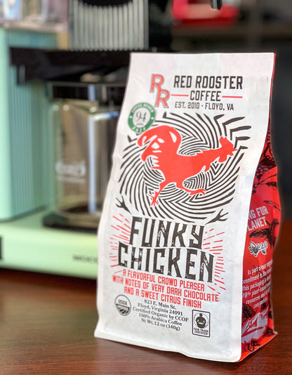 Organic Funky Chicken - Fresh-Roasted Coffee for Daily Brewing