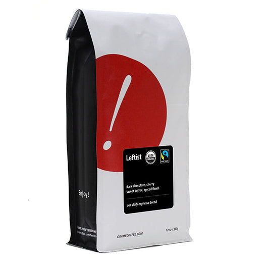 Leftist (Fairtrade Organic) 2 lb - Fresh-Roasted Coffee for Daily Brewing