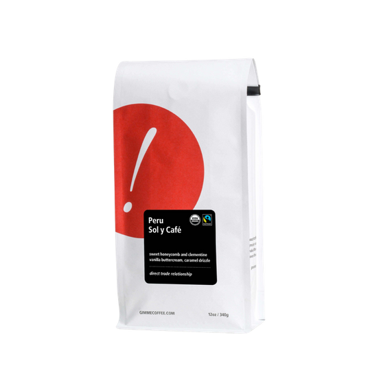 Peru Sol Y Cafe Fairtrade Organic 12 oz - Fresh-Roasted Coffee for Daily Brewing