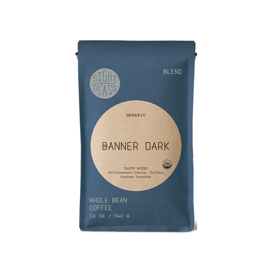 Organic Banner Dark 12 oz - Fresh-Roasted Coffee for Daily Brewing