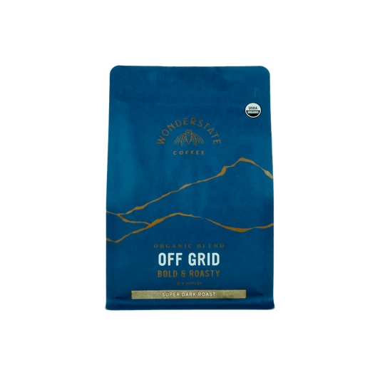 Organic Off Grid Super Dark Roast 1.5 lb - Fresh-Roasted Coffee for Daily Brewing