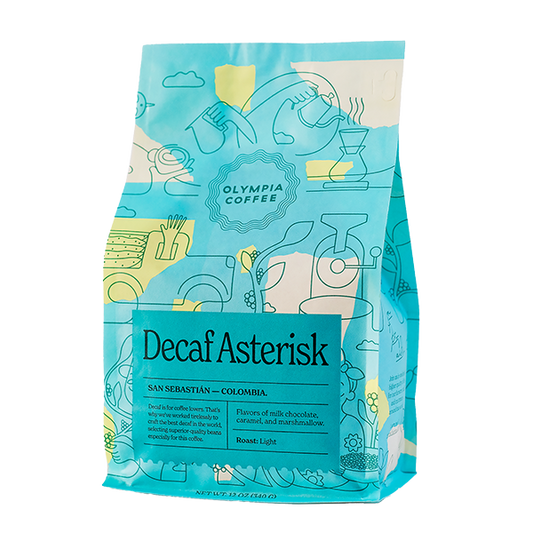 Decaf Asterisk 12 oz - Fresh-Roasted Coffee for Daily Brewing
