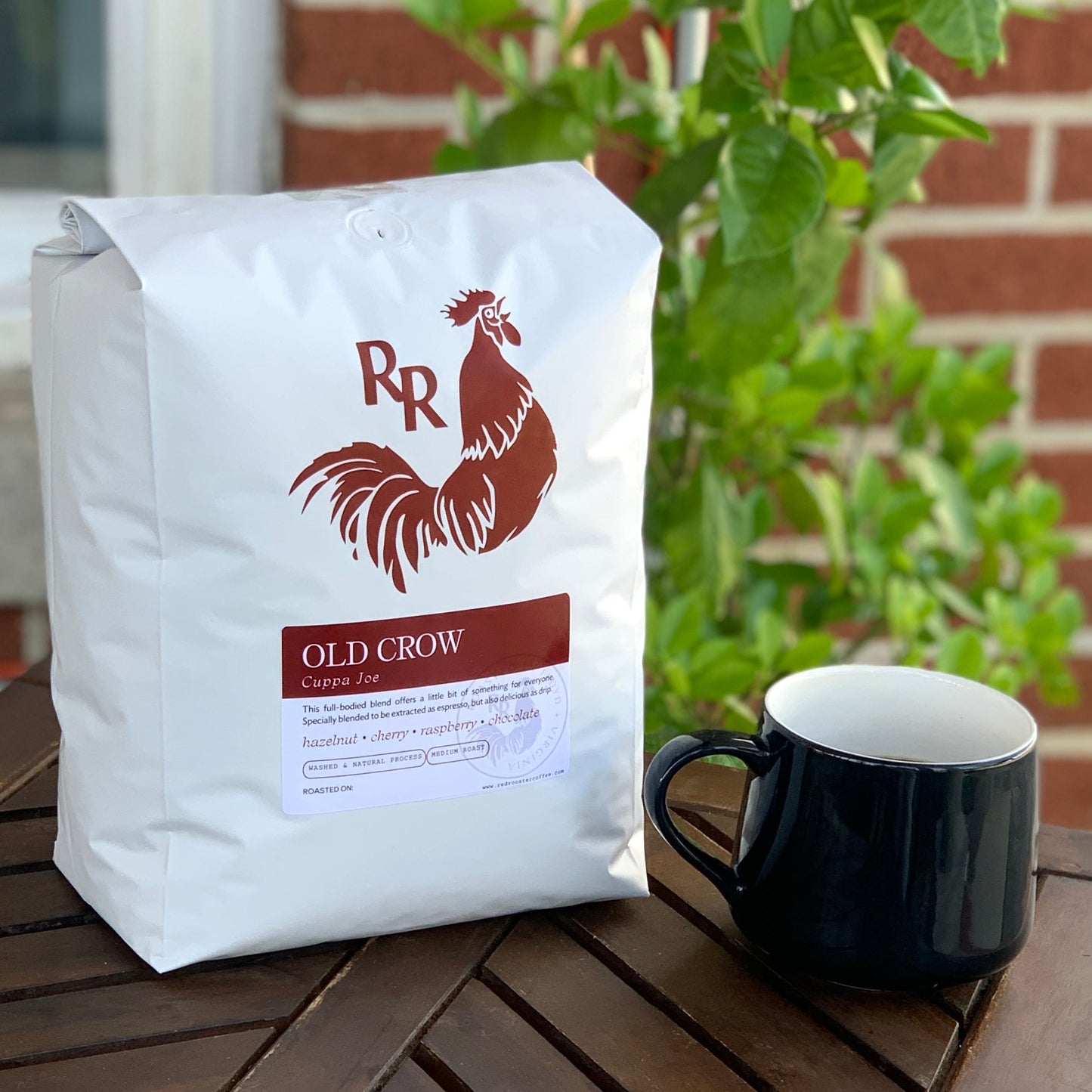 Organic Old Crow Cuppa Joe - Fresh-Roasted Coffee for Daily Brewing