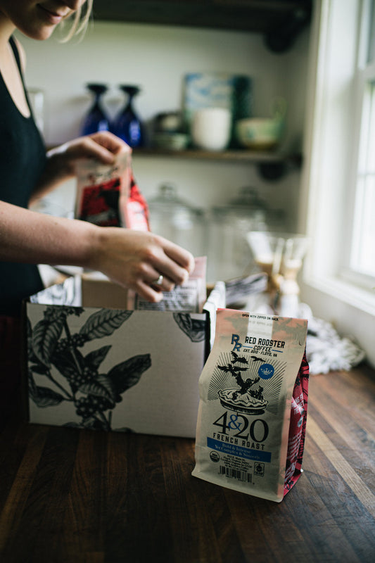 Organic 4&20 French Roast - Fresh-Roasted Coffee for Daily Brewing