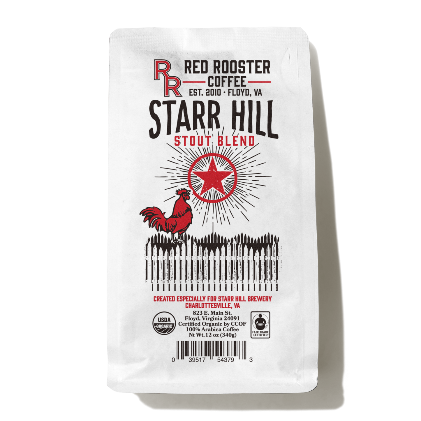 Organic Starr Hill Stout Blend - Fresh-Roasted Coffee for Daily Brewing
