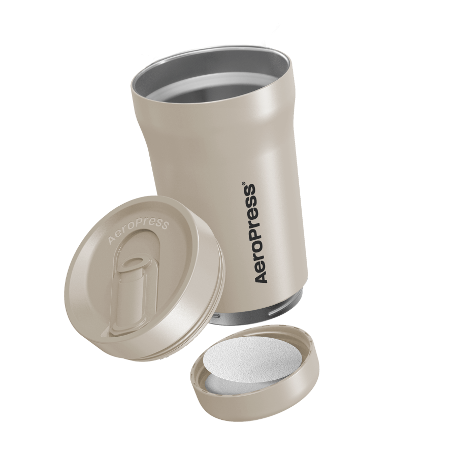 AeroPress Travel Coffee Tumbler - Stainless Steel - Brewing Vessel for Daily Coffee Preparation