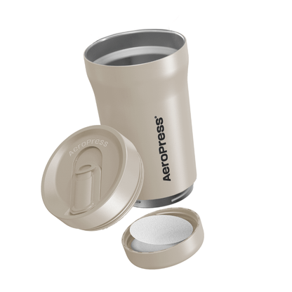 AeroPress Travel Coffee Tumbler - Stainless Steel - Brewing Vessel for Daily Coffee Preparation